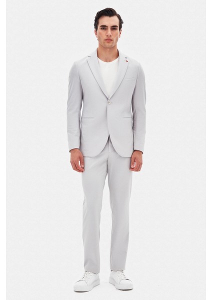 Slim Fit Gri Düz Takim Elbise fiyatları
