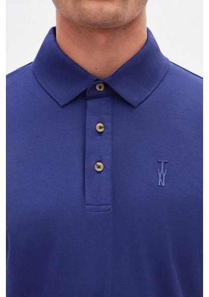 Slim Fit Mor Pike Dokulu T-Shirt 4EC146011784M modelleri