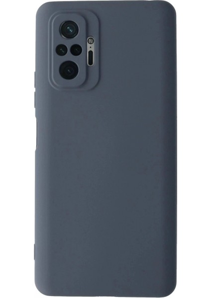 Xiaomi Redmi Note 10 Pro Kılıf Nano Içi Kadife Silikon - Gri