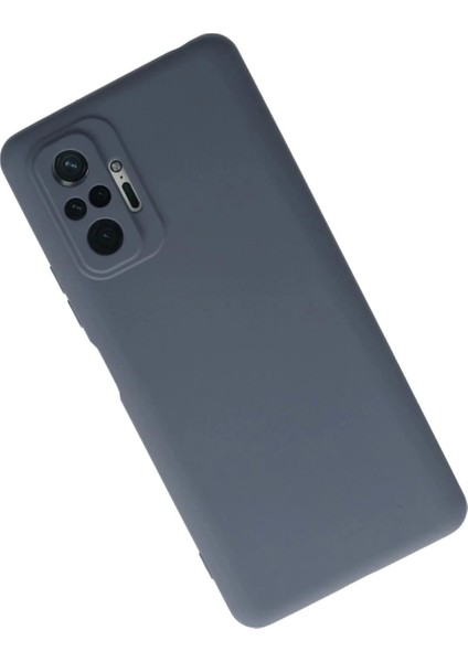 Xiaomi Redmi Note 10 Pro Kılıf Nano Içi Kadife Silikon - Gri modelleri