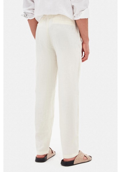 Ds Damat Comfort Fit Ekru Düz Jogger Pantolon fırsatları