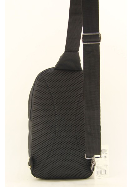 Gri ve Siyah Çizgili Küçük Çapraz Sırt Çantası, Su Geçirmez ve Çok Kullanışlı indirimleri