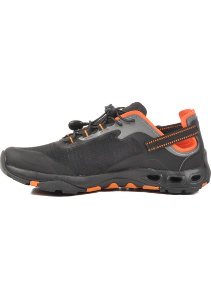 Siyah-Turuncu Fileli Erkek Spor Ayakkabı 660893A M fiyatları