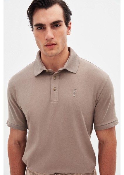 Slim Fit Vizon Pike Dokulu T-Shirt 4EC146011784M fiyatları