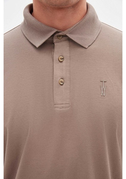 Slim Fit Vizon Pike Dokulu T-Shirt 4EC146011784M fırsatları