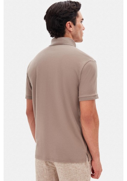 Slim Fit Vizon Pike Dokulu T-Shirt 4EC146011784M