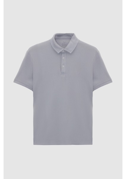 Ds Damat Regular Fit Gri Pike Dokulu T-Shirt 4HC146551001M indirimleri