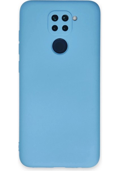 Xiaomi Redmi Note 9 Kılıf Nano Içi Kadife Silikon - Mavi