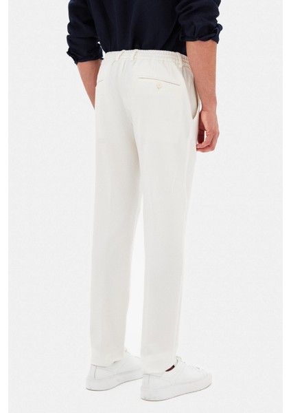 Ds Damat Slim Fit Beyaz Gofre Jogger Pantolon fırsatları