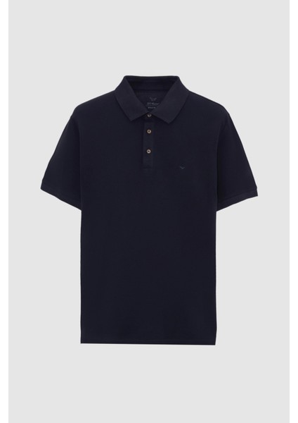 Ds Damat Regular Fit Lacivert Pike Dokulu T-Shirt 4HC146551001M indirimleri