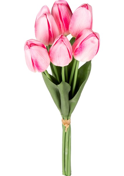 Yapay Lale Islak Dokulu Pembe 44 Cm.