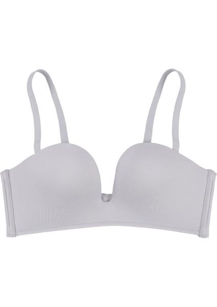 Derin Dekolte Destekli Dikişsiz Sütyen