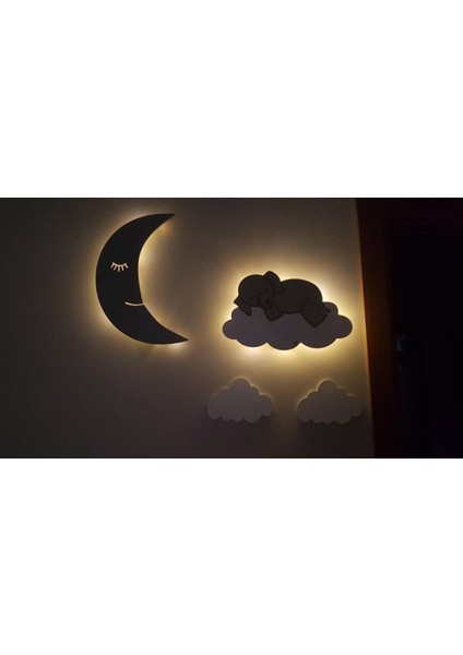 Çocuk Odası Için Renkli Dekoratif Gece Lambası, Şık ve Kullanışlı Aydınlatma Seçeneği