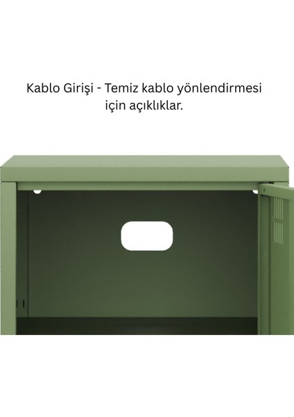 Pera Komodin Kapaklı 41,5 x 40 x 64,50 cm