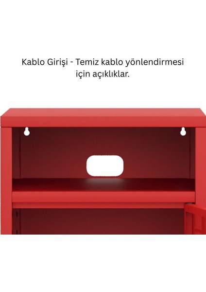 Pera Komodin Açık Raflı 41,5 x 40 x 64,50 cm - 9 Renk Seçeneği Bulunmaktadır