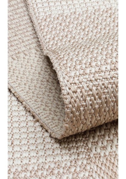 Eko Halı Mono Mno 01 Beige Hav Toz Vermez Sisal Halı Kolay Temizlenen Hasır Dokulu Modern Halı