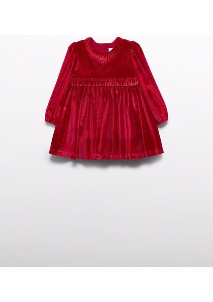 Abel&lula Kız Çocuk Kadife Elbise