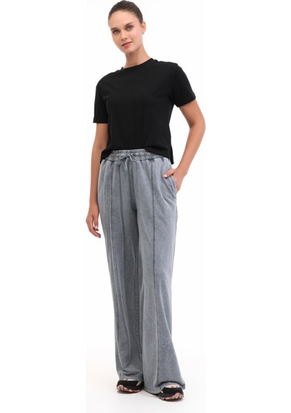 Wb 11ASYA-T 5pr Siyah Kadın Kısa Kol T-Shirt modelleri