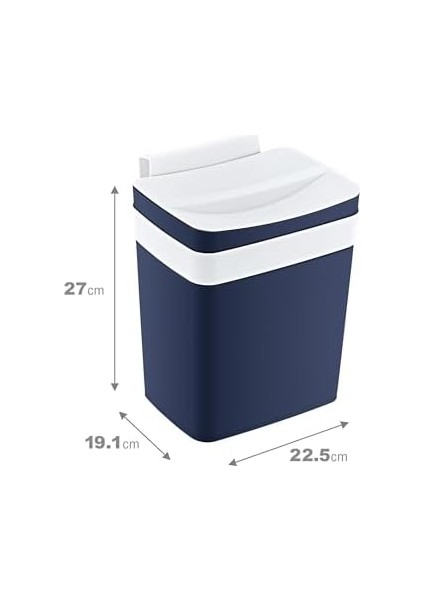 Soft Askılı Çöp Kutusu 8,5 Lt Lacivert fiyatları