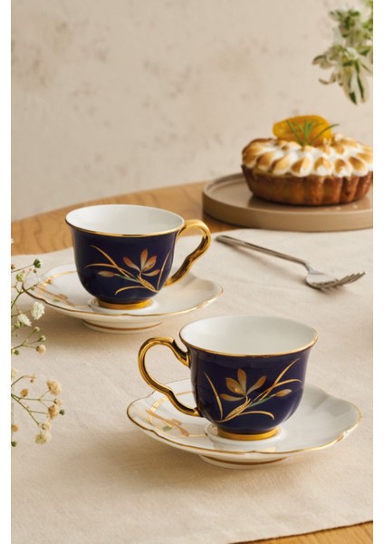 Renkli 2'li Kahve Fincan Takımı, Şık ve Kullanışlı Set