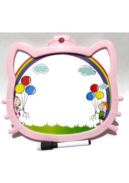 Iki Yüzlü 27X24CM Yazı Tahtası, Kalemlik ve Mıknatıslı, Silgili, Şık Tasarım modelleri