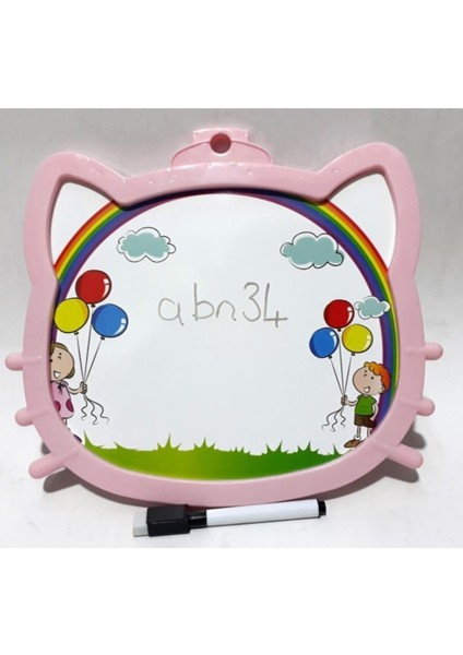 Iki Yüzlü 27X24CM Yazı Tahtası, Kalemlik ve Mıknatıslı, Silgili, Şık Tasarım fırsatları