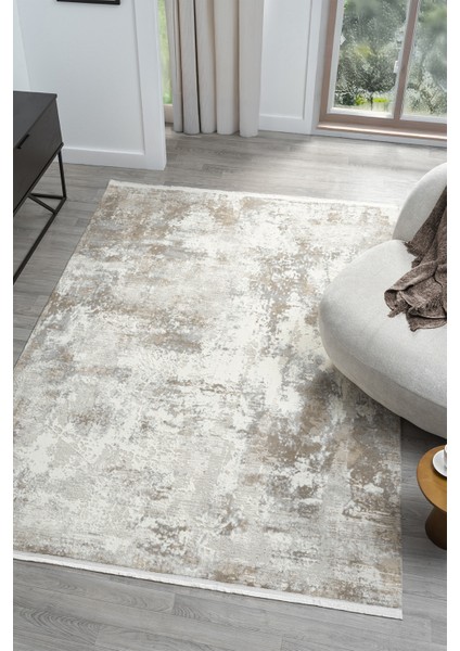 Dream Gri Bej Mavi Halı Modern Dokuma Halı Salon Oturma Odası Yatak Odası Halısı 13844A