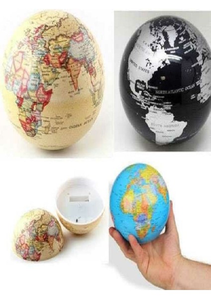 Renkli Dönen Işıklı Dünya Küresi, Dekoratif ve Şık Tasarım