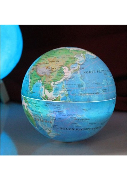 Renkli Dönen Işıklı Dünya Küresi, Dekoratif ve Şık Tasarım fiyatları