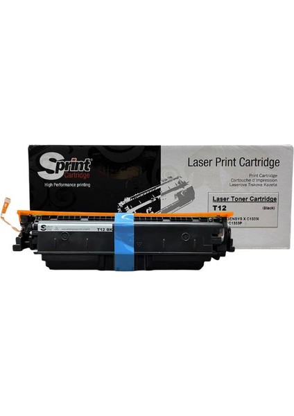 Canon T12 Black Muadil Toner - Çipli 7,4k ( C1333 )