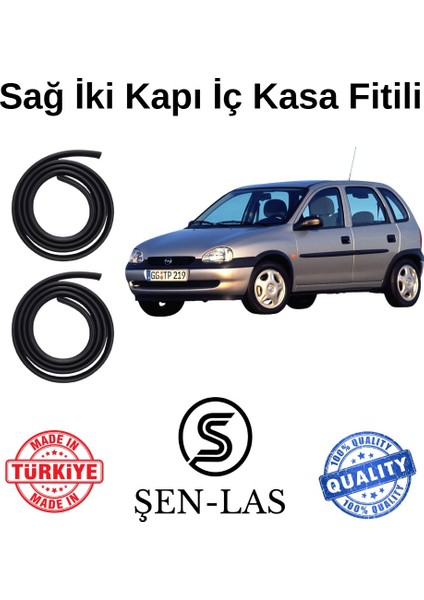 Opel Corsa B Şen-Las Sağ Ön ve Arka Fitili ŞL7109