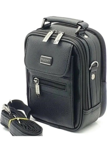 Şık Erkek Siyah Çelik Kasalı El ve Omuz Çantası modelleri