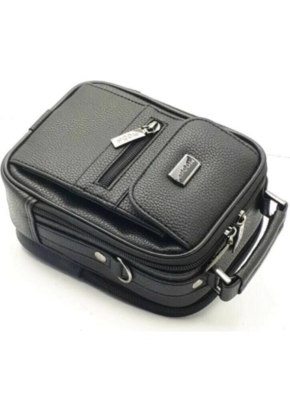 Şık Erkek Siyah Çelik Kasalı El ve Omuz Çantası fırsatları