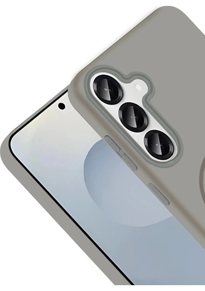 Samsung Galaxy S24 Fe Broş Magsafe Kapak - Titan Gri fiyatları
