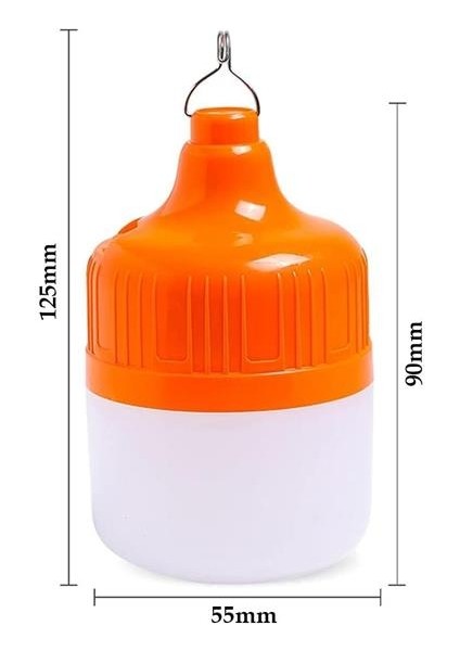 Ledx LN-OR20G 20 Watt Type-C Şarjlı Taşınabilir Asma Kancalı Kamp Çadır Lambası 6500K 1200MAH 3 Modlu Abs Malzeme indirimleri