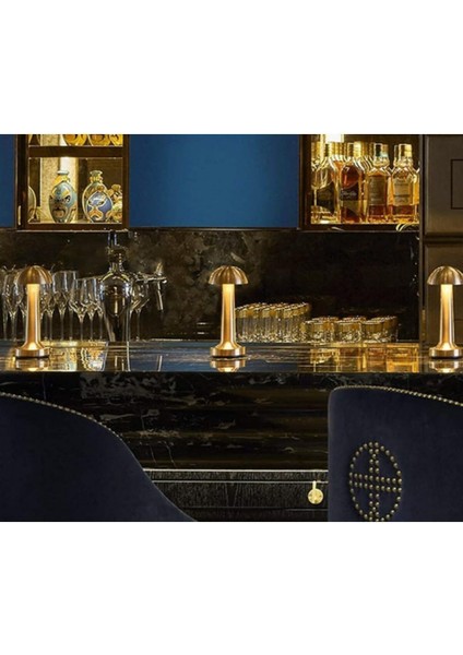 Şık Retro USB Masa Lambası, Sarı Renkli, Dekoratif ve Şarjlı Tasarım fırsatları