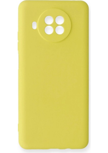 Xiaomi Mi 10T Lite Kılıf Nano Içi Kadife Silikon - Sarı