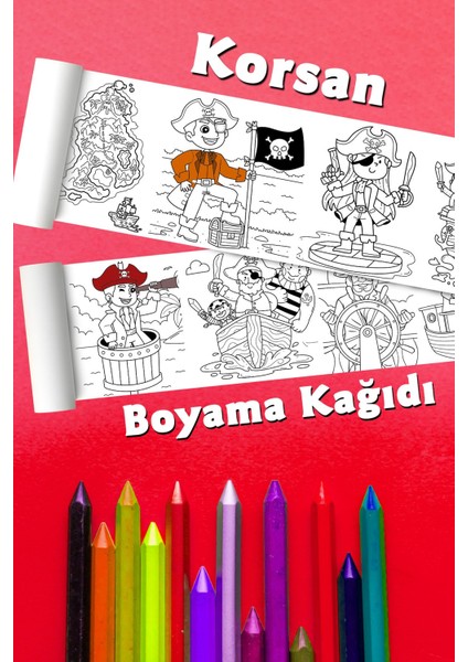 Dev Boyama Kağıdı Rulo, Çocuklar Için Eğlenceli ve Öğretici Boyama Malzemesi fiyatları