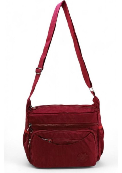 Su Geçirmez Çok Cepli Kadın Çapraz Çanta 25X20 Cm, Şık ve Kullanışlı.