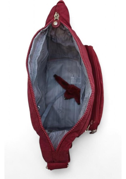 Su Geçirmez Çok Cepli Kadın Çapraz Çanta 25X20 Cm, Şık ve Kullanışlı.