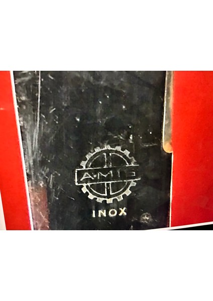 Fransız Amis Inox Bambu Saplı Kutusunda 1960 Lar Bıçak Seti - 12 Adet