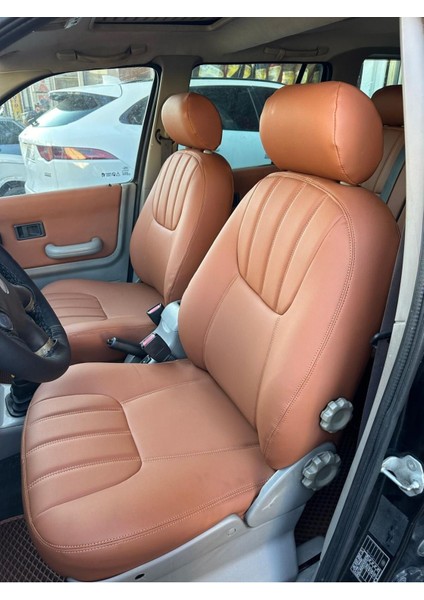 Land Rover 2000-2004 Model Araca Uygun Özel Dikim Deri Koltuk Kılıfı