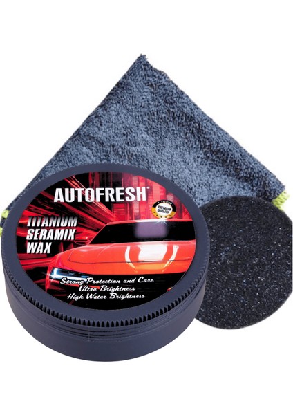 Autofresh Titanyum Seramik Wax Araç Parlatıcı Canuaba Wax 175 Gram Bez ve Sünger Hediyeli fiyatları