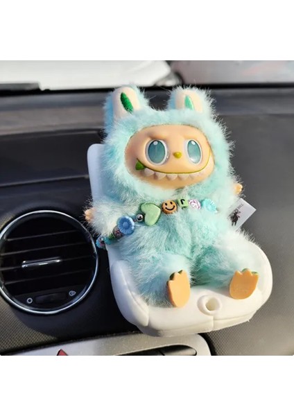 Mini Araba Koltuğu Aksesuarı Labubu Peluş Oyuncaklar Için Dekoratif Oto Koltuğu (Oyuncak Hariçtir)