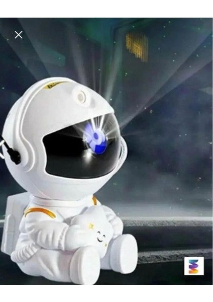 Yıldızlı Galaxy Astronot Gece Lambası, Çocuk Odası ve Dekorasyon Için Parlak Projeksiyon modelleri