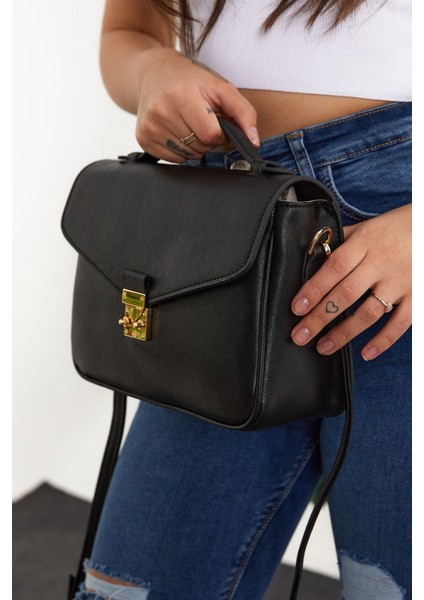 Kilitli Siyah Şık Çanta, Zarif ve Güvenli Tasarım fırsatları