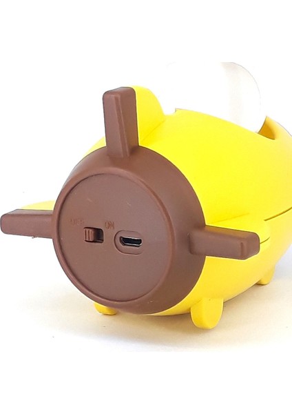 Renkli ve Şarjlı Uçak Tasarımlı Çocuk Masa Lambası, Eğlenceli ve Işıklı Seçenek fırsatları