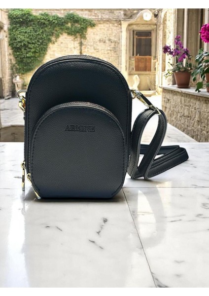 Şık Siyah El ve Kol Çantası, Kartlık ve Bileklik Hediyeli fiyatları