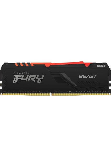 16GB Fury Beast Rgb 3600MHZ CL18 Ddr4 Masaüstü Ram KF436C18BBA/16