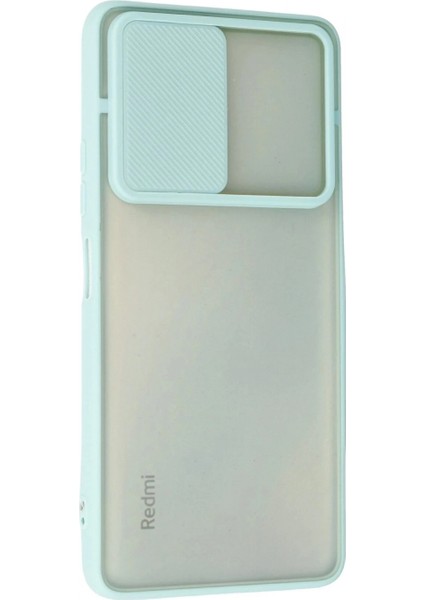 Xiaomi Redmi Note 10 Pro Kılıf Palm Buzlu Kamera Sürgülü Silikon - Turkuaz modelleri